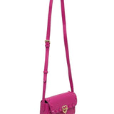 Pinko Kids Borsa a Tracolla Fucsia con Borchie per Bambine 