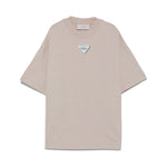 Yes London T-shirt Beige con Patch per Bambini