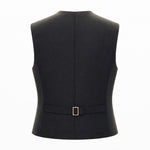 I'M Brian Kids Gilet Doppiopetto Nero per Bambini
