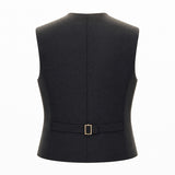 I'M Brian Kids Gilet Doppiopetto Nero per Bambini