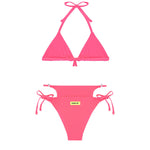 Barrow Kids Costume Bikini Fucsia con Logo per Bambine