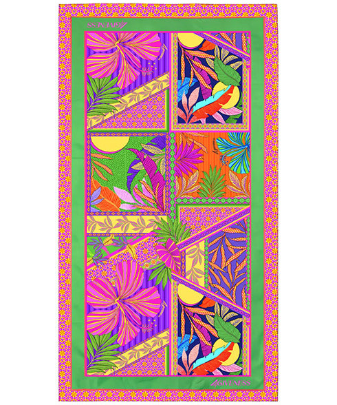 4Giveness Kids Telo Mare Fantasia Pop Foulard per Bambine
