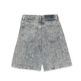 Diesel Kids Short in Denim Grigio Sfumato per Bambini