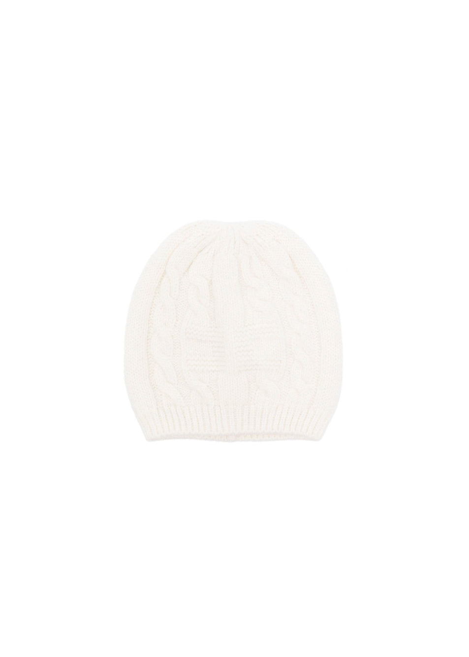 Elisabetta Franchi La Mia Bambina Cappello in Maglia Burro per Neonate