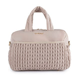 Love Bag Borsa Mamma 48 Ore Beige Intrecciata