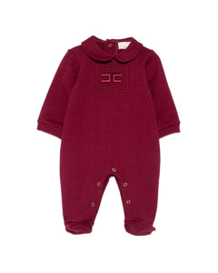 Elisabetta Franchi La Mia Bambina Tutina Cherry con Ricamo EF per Neonate