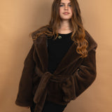 Yes London Kids Ecovisone con Cappuccio Moro per Bambine