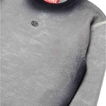 Diesel Kids Maglioncino Grigio Sfumato per Bambini (dettaglio)
