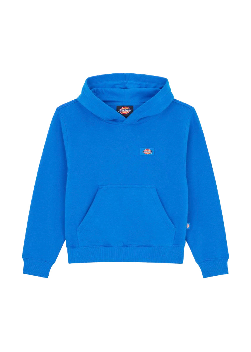 Dickies Kids Felpa Azzurra con Cappuccio con Micro Logo per Bambini