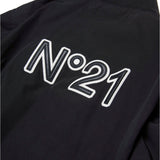 N°21 Kids Bomber Nero con Patch Logo per Bambini (dettaglio)