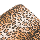 Roberto Cavalli Kids Animal Print Crib Blanket with Embroidered Logo for Baby Girls