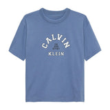 Calvin Klein Kids T-Shirt Lavagna con Stampa Logo per Bambini