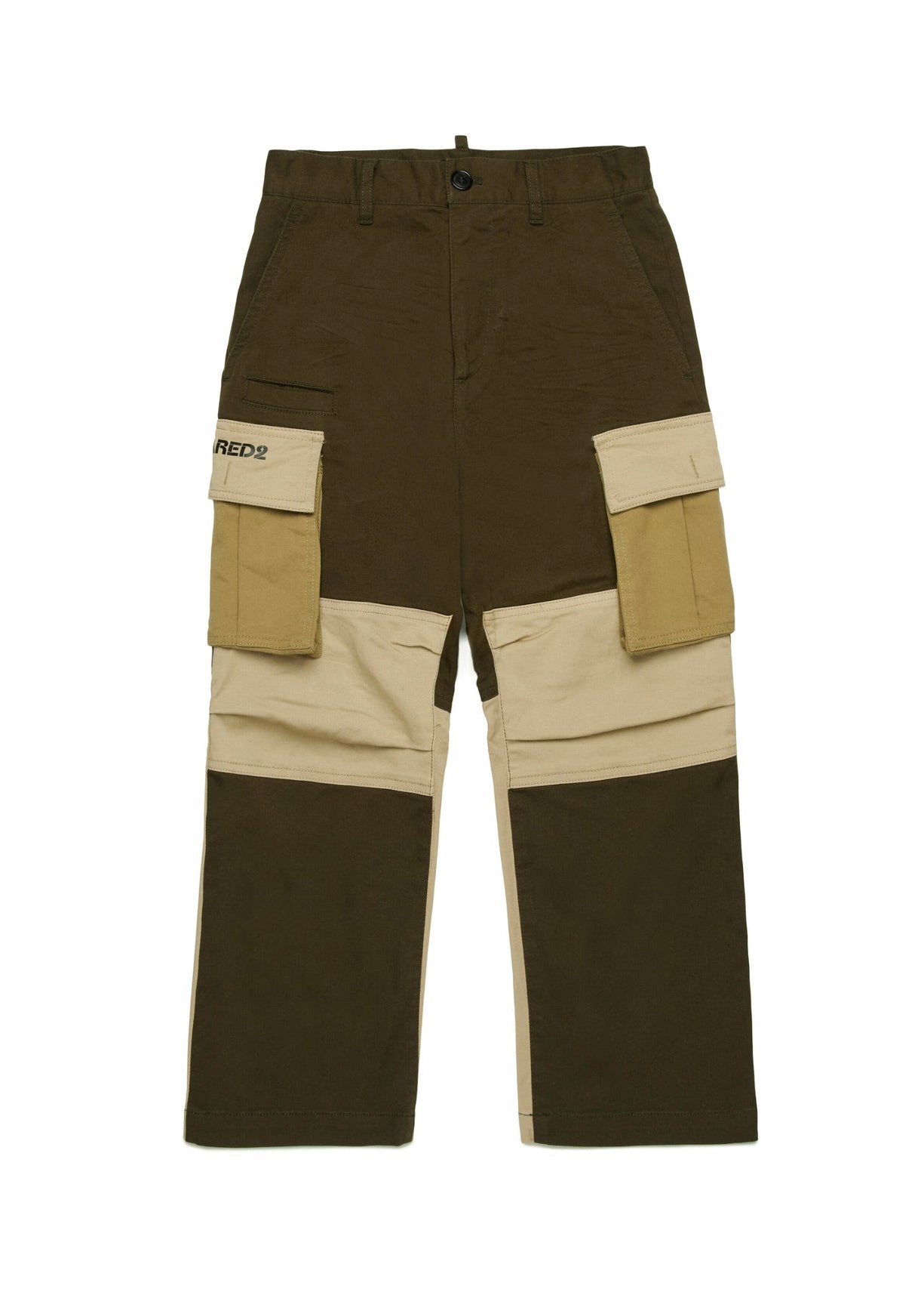 Dsquared2 Kids Pantaloni Verdi Streetwear per Bambini