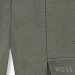 Boss Kids Pantalone Verde con Elastico per Neonati