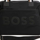 Boss Kids Borsa Mamma Nera con Fasciatoio per Neonati