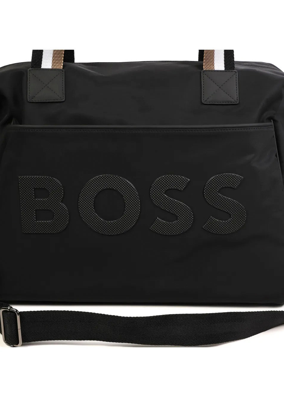 Boss Kids Borsa Mamma Nera con Fasciatoio per Neonati