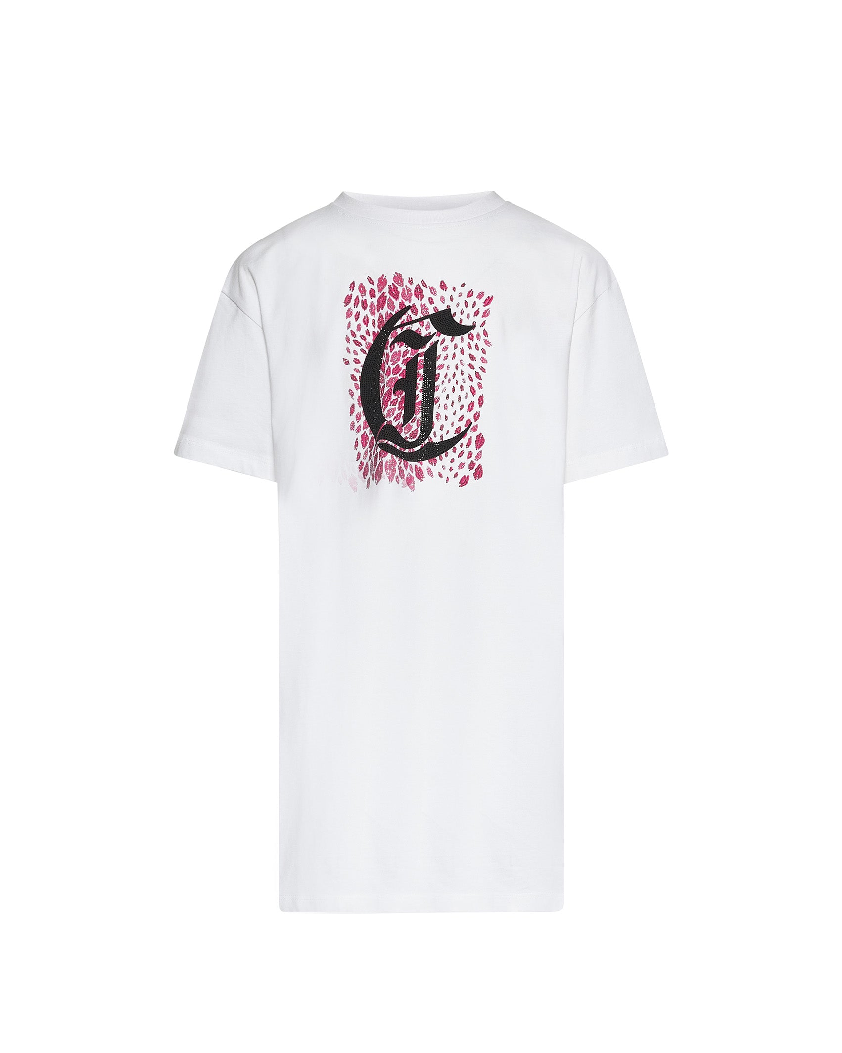 Just Cavalli Kids Abito Bianco con Strass per Bambine