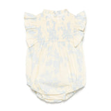 Elisabetta Franchi My Little Girl Romper Lemon/Blue for Newborns