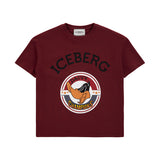 Iceberg Kids T-shirt Bordeaux Daffy Champions per Bambini