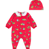 Moschino Kids Teddy Holiday Hat Romper