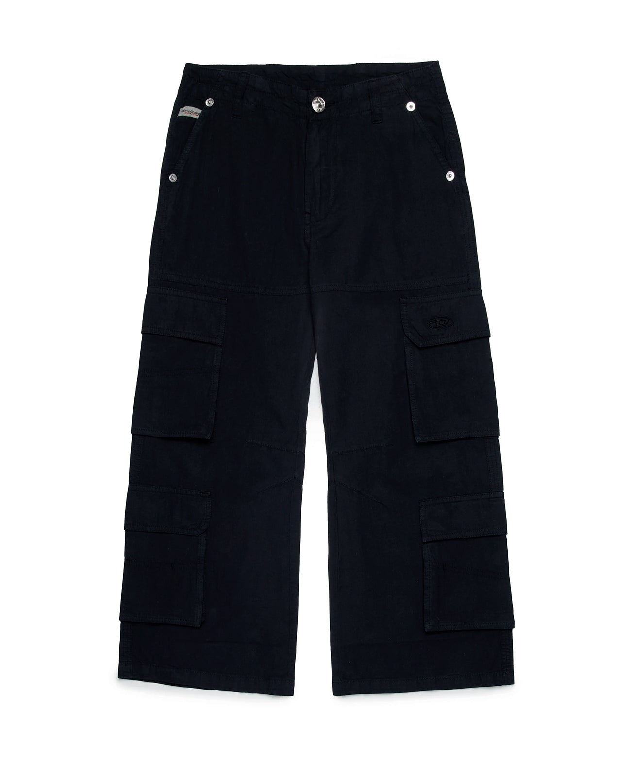 Diesel Kids Pantalone Cargo in Popeline frontale