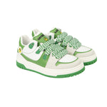 Barrow Kids Sneakers Verde e Bianco con Logo per Bambini