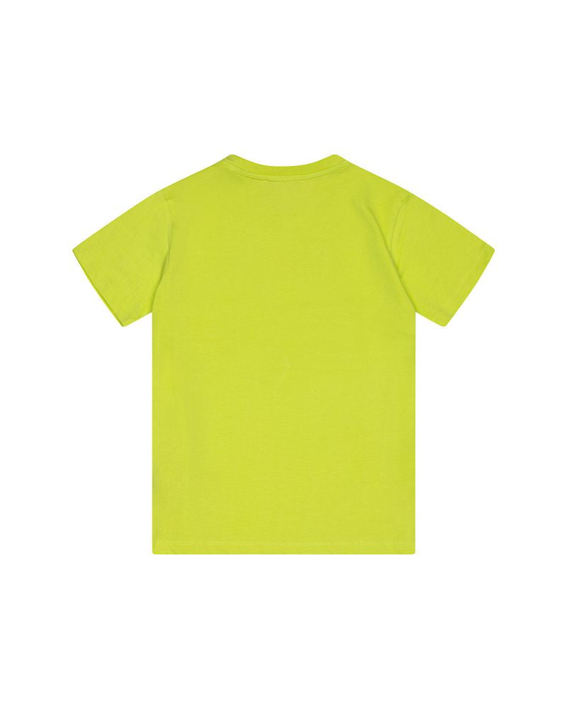 Iceberg Kids T-Shirt Lime con Stampa Logo per Bambini