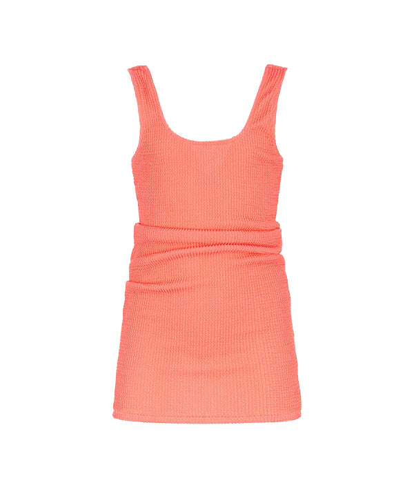 EffeK Copricostume Abito Corallo Fluo Clear per Bambine