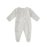 Roberto Cavalli Kids Set Neonato Tutina+Cappellino+Bavetta Fantasia Perla per Neonati