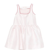 Simonetta Kids Abito Rosa da Cerimonia con Applicazione per Bambine