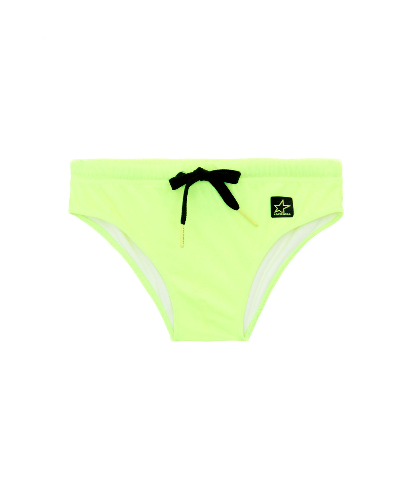 4GIVENESS Costume Slip Giallo Fluo per Bambini