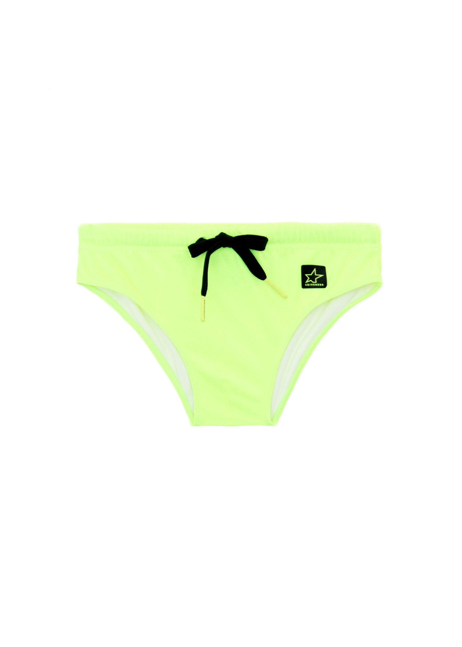 4GIVENESS Costume Slip Giallo Fluo per Bambini