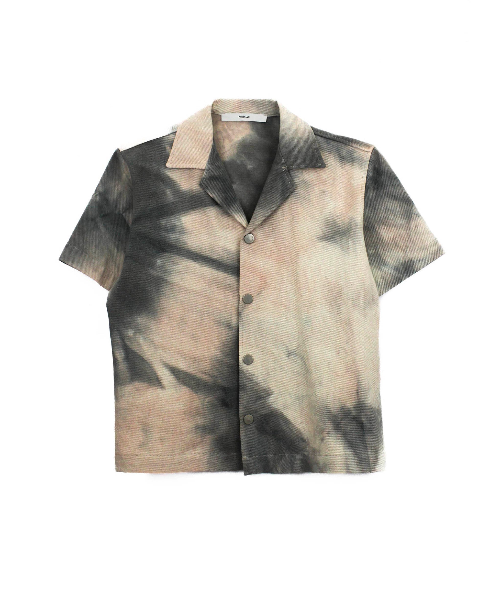 I'm Brian Camicia Jeans Maltito Verde per Bambini