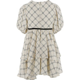 Elisabetta Franchi My Little Girl Dress Butter/Black for Girls