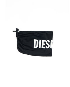 Diesel Kids Gonna Copricostume Nero con Logo per Bambine
