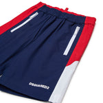 Dsquared2 Kids Bermuda Blu/Bianco/Rosso per Bambini