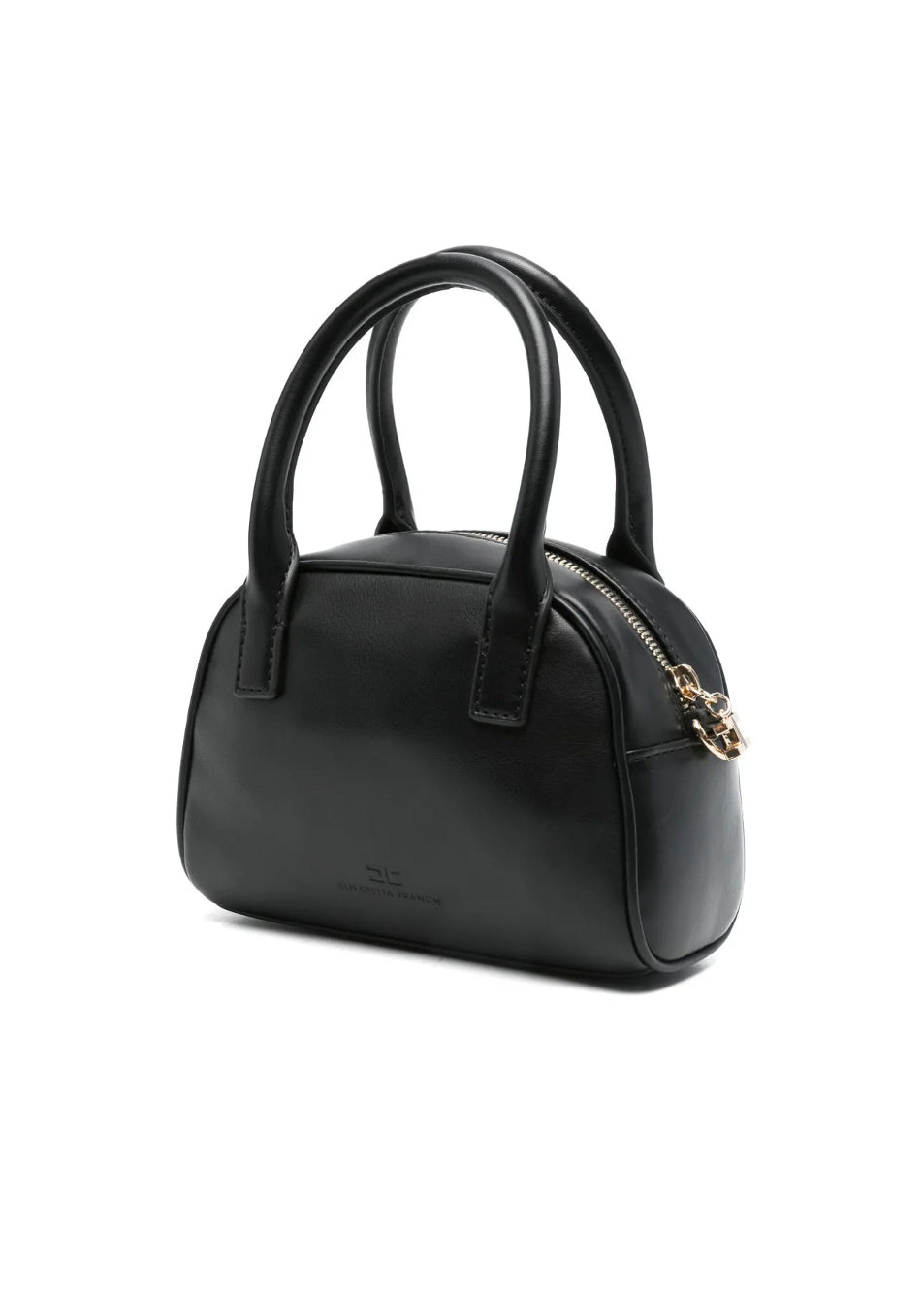 Elisabetta Franchi La Mia Bambina Borsa a Tracolla Nera con Logo per Bambine