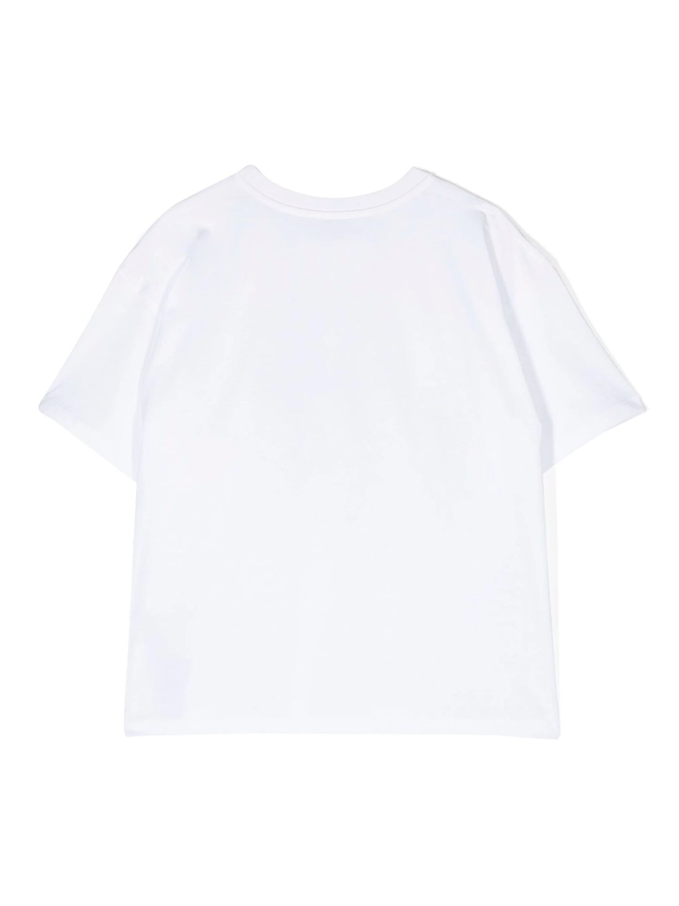 Just Cavalli T-Shirt Bianca con Stampa per Bambini