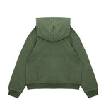 Calvin Klein Kids Felpa con Cappuccio Verde Scuro per Bambini