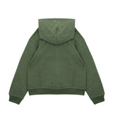 Calvin Klein Kids Felpa con Cappuccio Verde Scuro per Bambini