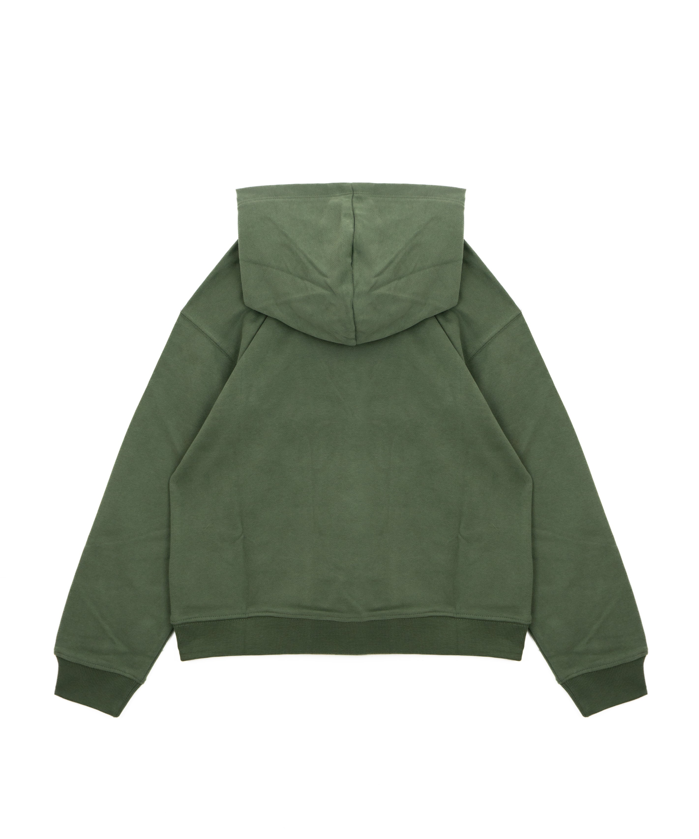 Calvin Klein Kids Felpa con Cappuccio Verde Scuro per Bambini