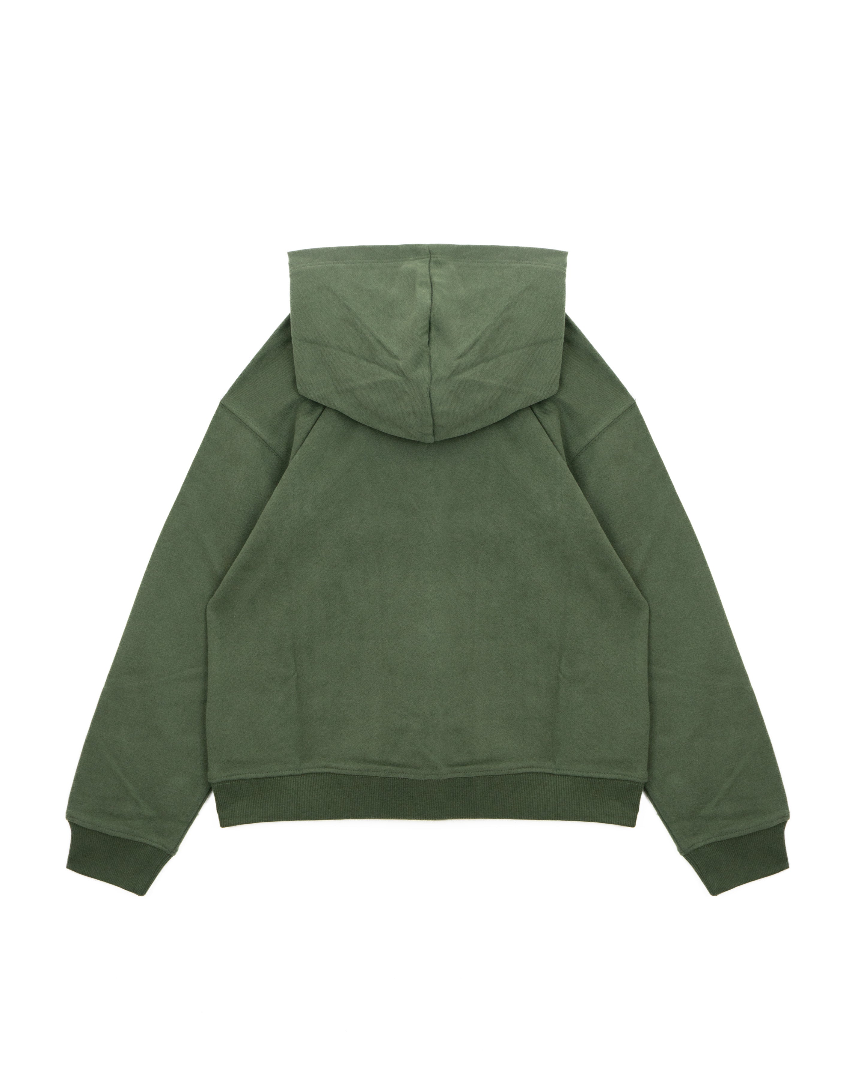 Calvin Klein Kids Felpa con Cappuccio Verde Scuro per Bambini