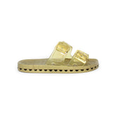 Sensi Kids Jelly Gold Double Band Sandal for Girls