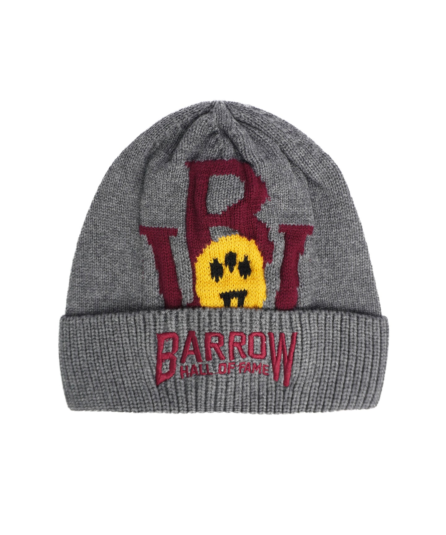 Barrow Kids Cappello Grigio Scuro con Ricamo Logo a Contrasto per Bambine