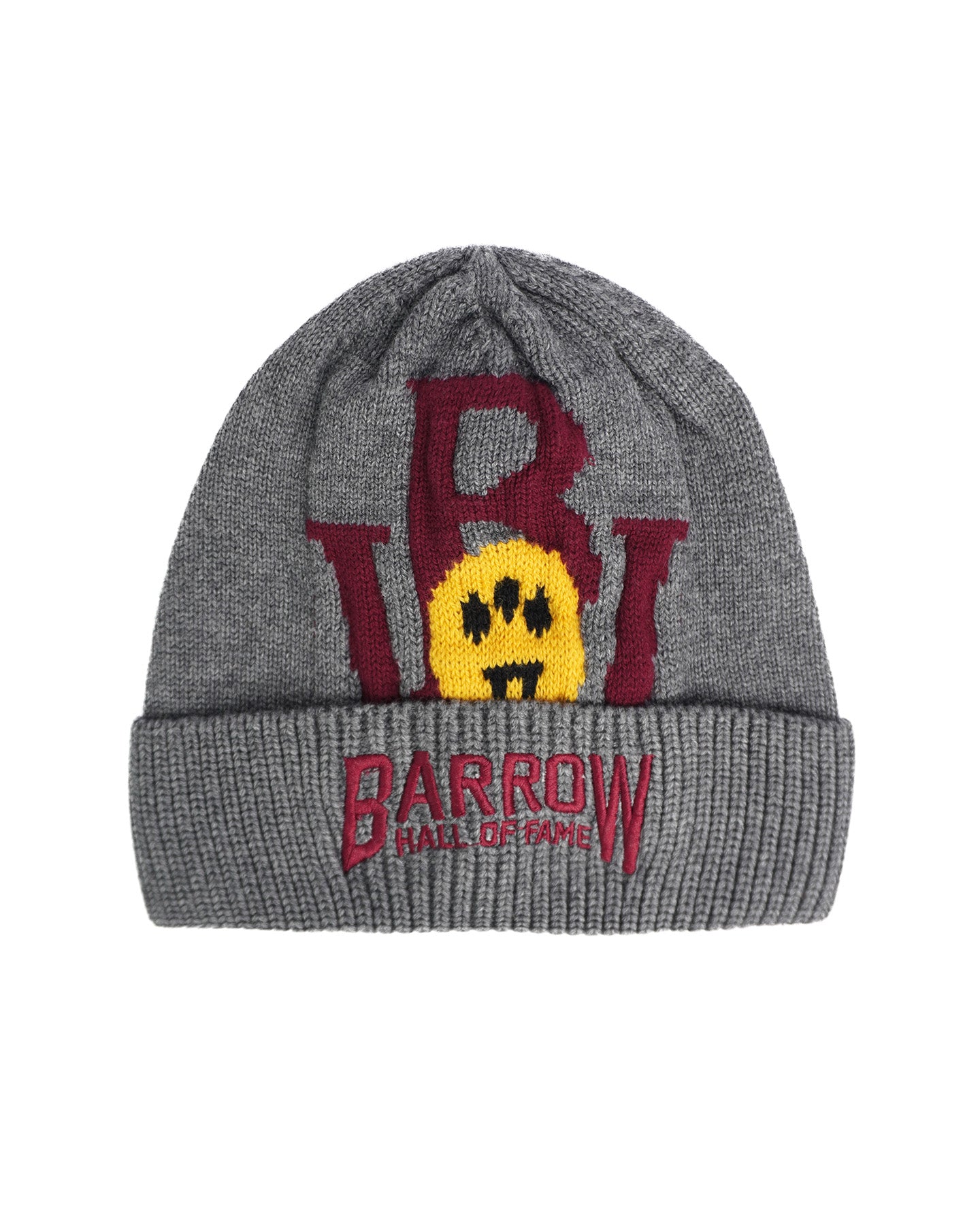 Barrow Kids Cappello Grigio Scuro con Ricamo Logo a Contrasto per Bambine