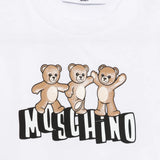Moschino Kids T-Shirt con Teddy Bear Bianca per Neonate
