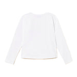 Twinset Kids T-Shirt Maniche Lunghe Bianca per Bambine