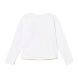 Twinset Kids T-Shirt Maniche Lunghe Bianca per Bambine