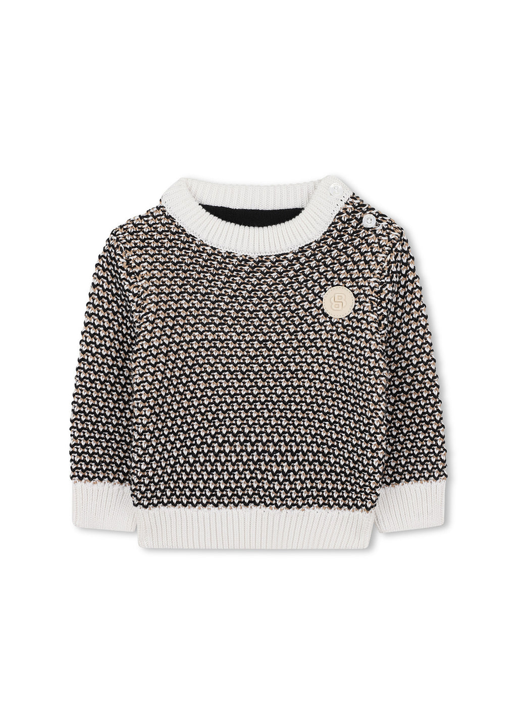 Boss Kids Maglia in Cotone in Tre Tonalità Per Neonati