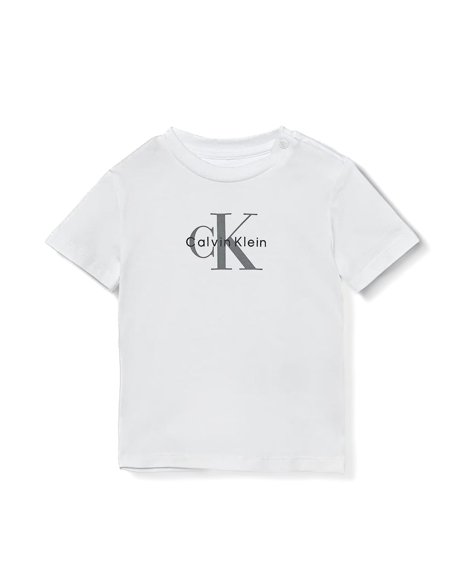 Calvin Klein Kids Completo Neonato 3 Pz. Felpa/Maglia/Pantalone per Neonati